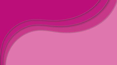 Soyut dalgalı açık pembe arka plan. Kağıt kesiği tarzında yapılmış..