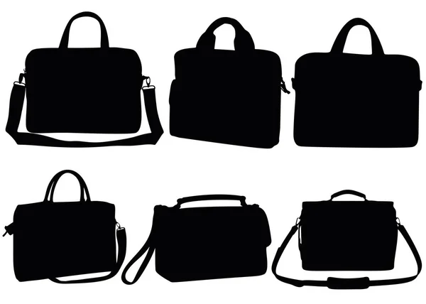 Set Men Bags — Stock Vector