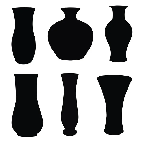 Vases Set Vector Image — Διανυσματικό Αρχείο