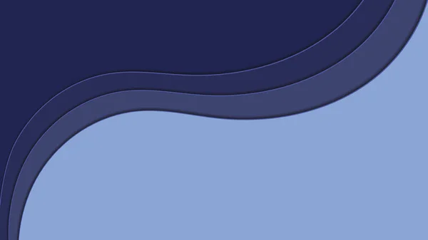 Abstrakter Welliger Blau Lila Hintergrund Gefertigt Stil Des Scherenschnitts — Stockvektor