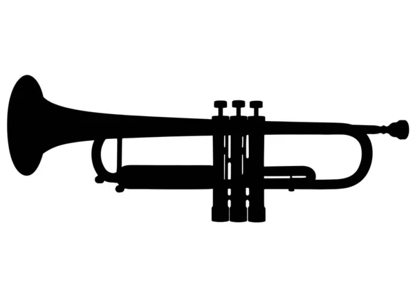 Musikinstrument Arbets Trombon — Stock vektor