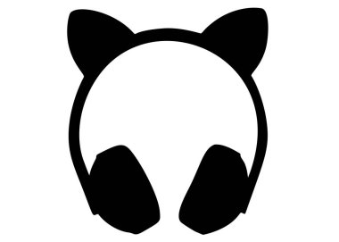 Müzik için büyük kulaklıklar.