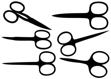 Küçük tırnak makası dahil.