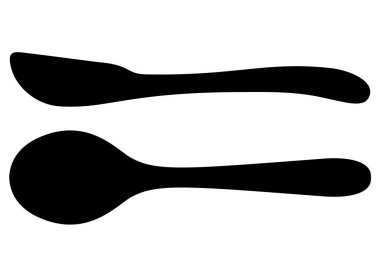 Büyük ahşap mutfak kaşığı.