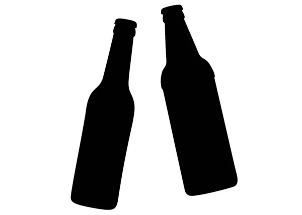 Cerveza Embotellada Set Imagen Vectorial — Vector de stock