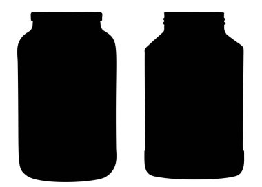 Kümedeki büyük kavanozlar.