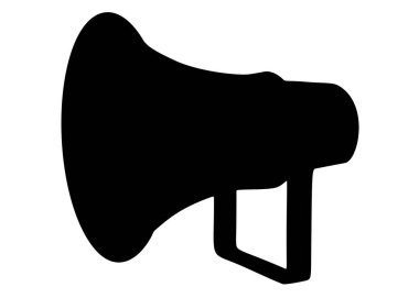 Büyük hoparlör. Vektör resmi.