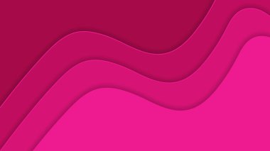 Güzel pembe dalgalı arkaplan katman biçiminde yapılır.