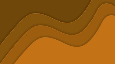 Güzel hardal dalgalı arkaplan katman biçiminde yapılır.