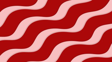Soyut arkaplan dalgalı kırmızı çizgiler.