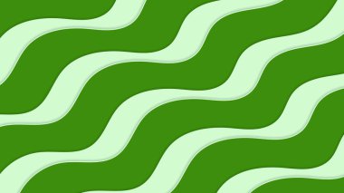 Yeşil renkli dalgalı çizgilerin soyut arkaplanı.