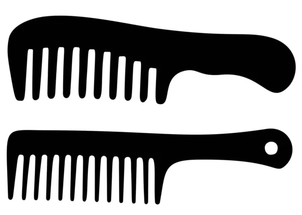 Hairdressers Combs Set Vector Image — Image vectorielle