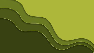 Güzel yeşil dalgalı kırmızı arka plan. Kartpostal ya da kartvizit için uygun.