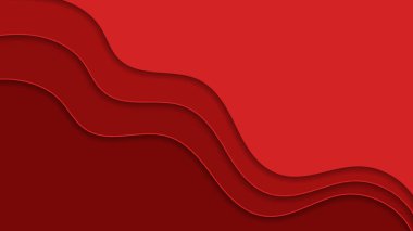 Güzel kırmızı dalgalı kırmızı arka plan. Kartpostal ya da kartvizit için uygun.