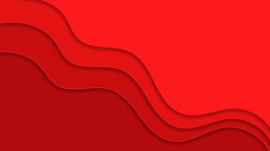 Güzel kırmızı dalgalı kırmızı arka plan. Kartpostal ya da kartvizit için uygun.