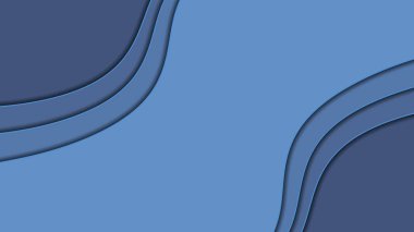 Güzel mavi dalgalı arka plan. Kartpostallar, not defterleri ve kartvizitler için uygun.