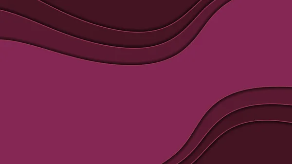 Beau Fond Ondulé Rose Bordeaux Convient Pour Cartes Postales Carnets — Image vectorielle