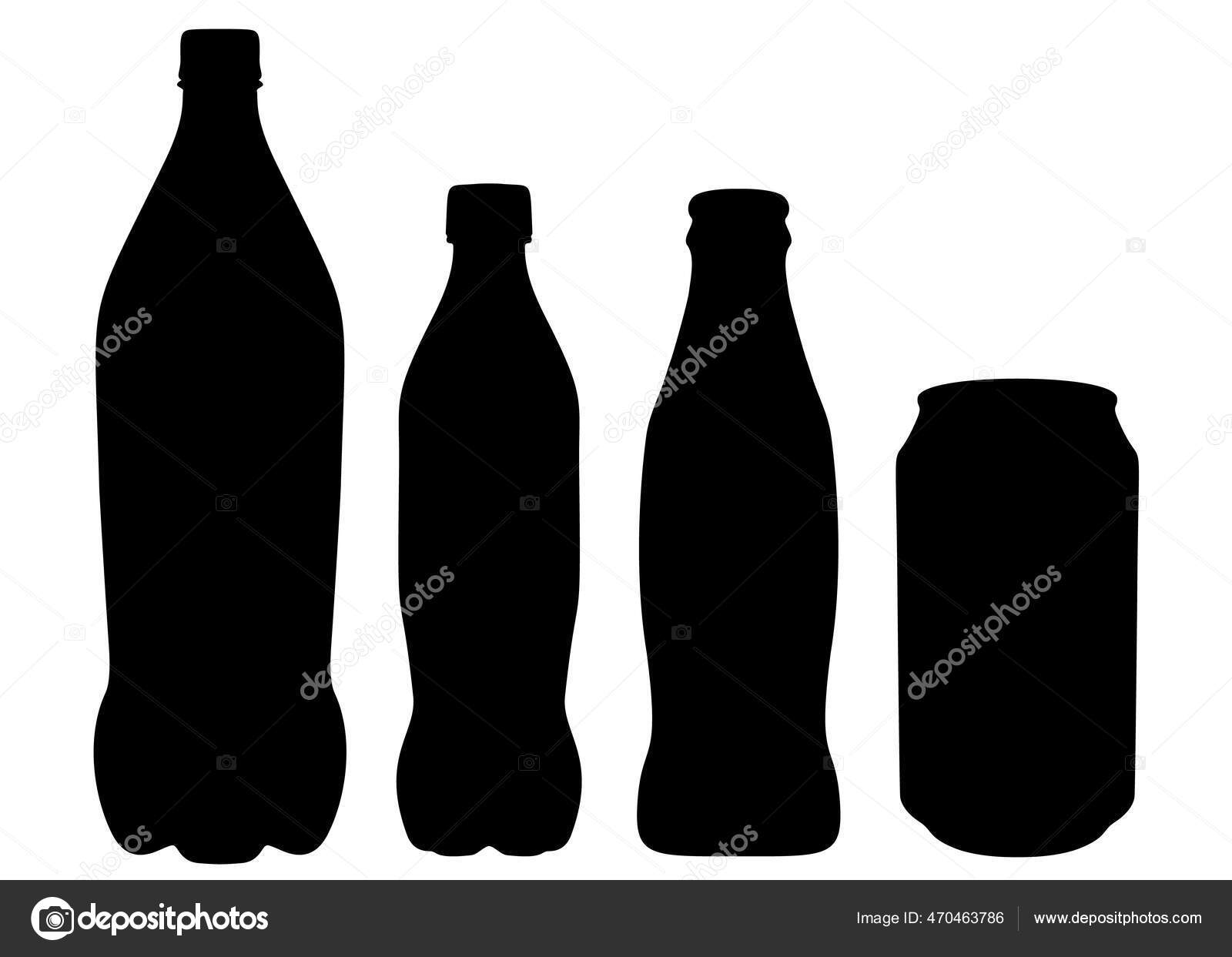 Open bottle of water Royalty Free Vector Image