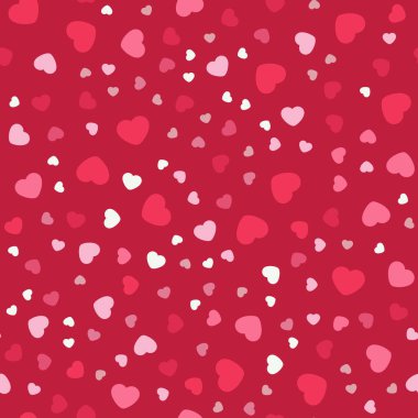 Kalpli güzel kırmızı konuşmalar. Vektör resmi.