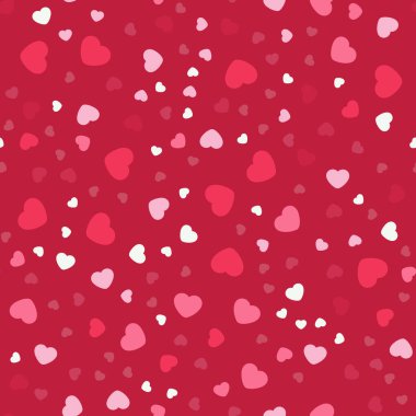 Kalpli güzel kırmızı konuşmalar. Vektör resmi.