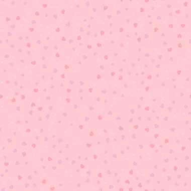 Kalpli güzel pembe desen. Vektör resmi.