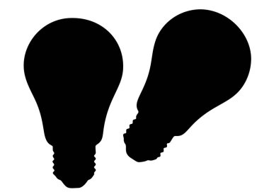 Büyük ampuller. Vektör resmi.