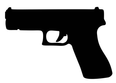 Büyük ateş tabancası. Vektör resmi.