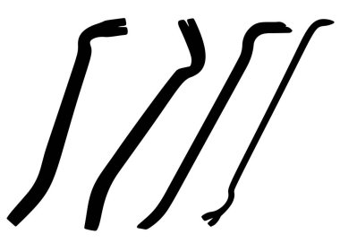 Sette bir levye aracı. Vektör resmi.