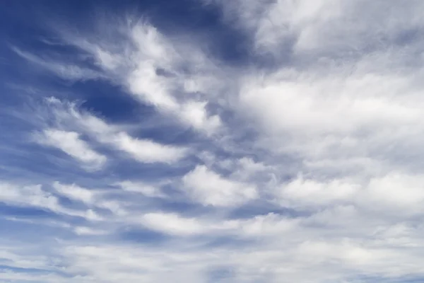 Blue cloudy sky — Stock Photo, Image