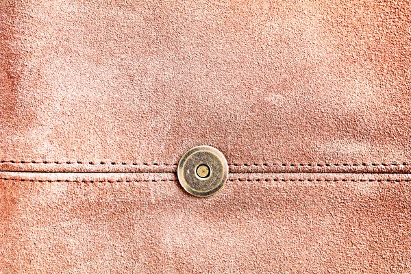 Leather texture and metal detail — Stock Photo, Image