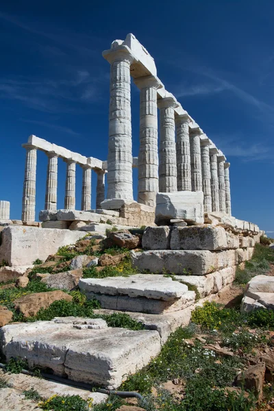 Templet i Kap Sounion, Grekland — Stockfoto