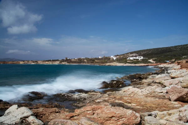 Goldener Strand, Paros, Griechenland — Stockfoto