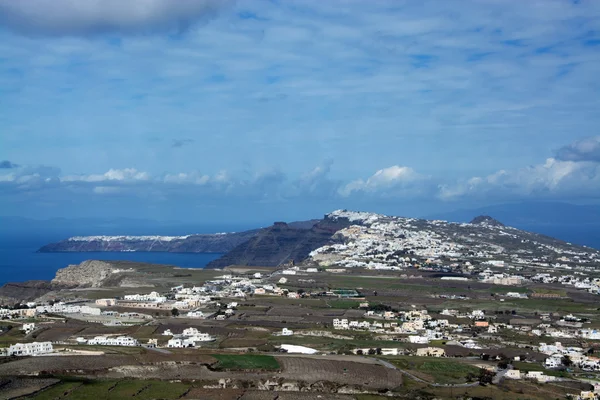 Landschap op Santorini, Griekenland — Stockfoto