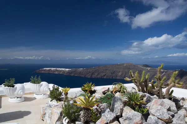 Veduta di Oia da Imerovigli, Santorini, Grecia — Foto Stock