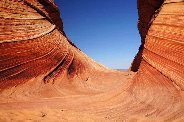 The Wave, Vermilion Cliffs National Monument, Arizona, Stati Uniti d'America — Foto Stock