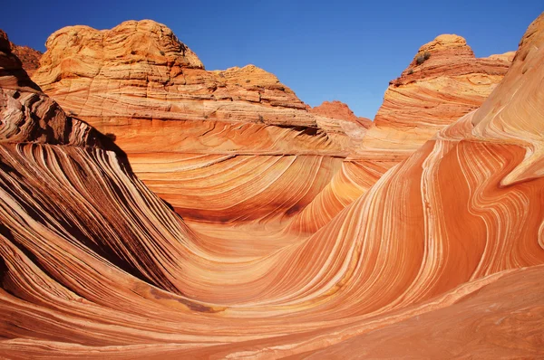 The Wave, Vermilion Cliffs National Monument, Arizona, EUA — Fotografia de Stock