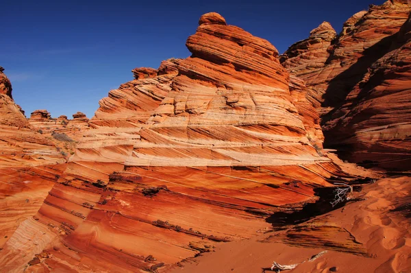 The Wave, Vermilion Cliffs National Monument, Arizona, EE.UU. — Foto de Stock