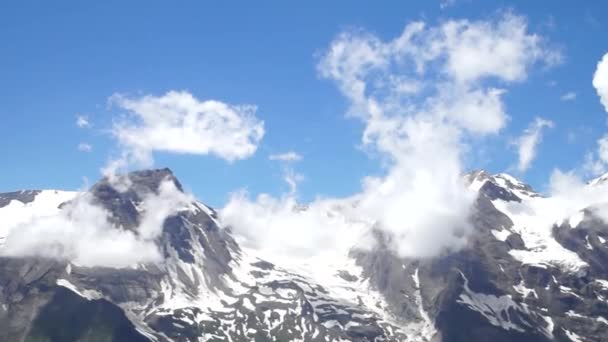 Grossglockner hoge Alpen — Stockvideo