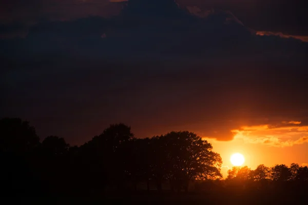 Sunsat op Rügen, Duitsland — Stockfoto