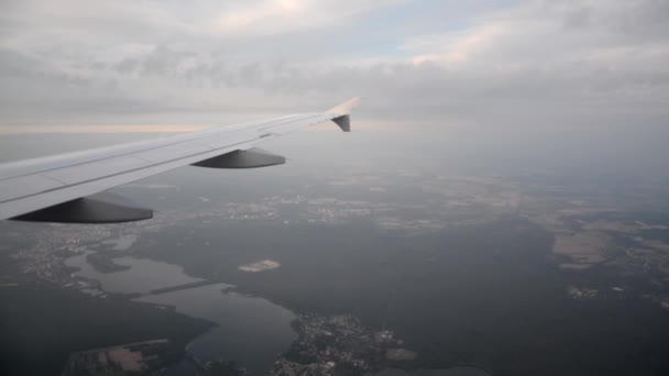 Flug über Potsdam — Stockvideo