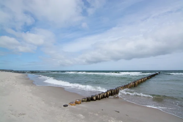 Kikötőhídon-Zingst, Darss, Németország — Stock Fotó