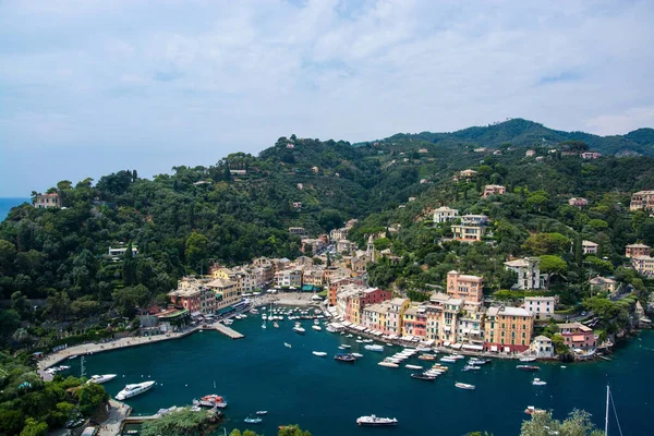 Portofino Liguria Villaggio Pescatori Località Turistica Italiana Famosa Suo Pittoresco — Foto Stock