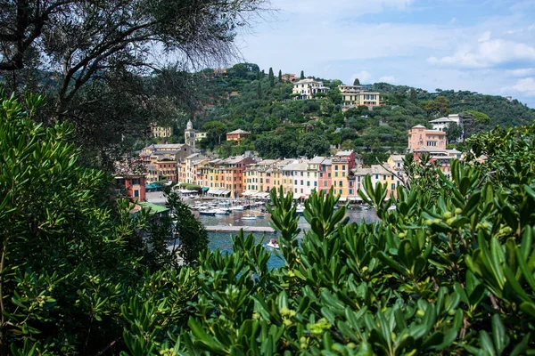 Portofino Liguria Villaggio Pescatori Località Turistica Italiana Famosa Suo Pittoresco — Foto Stock