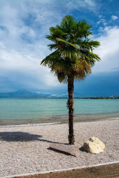 Danau Garda Lago Garda Italia Lombardy Italia Adalah Danau Terbesar — Stok Foto