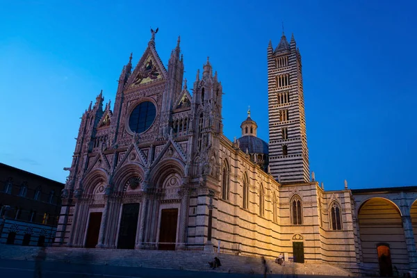 Catedral Siena Una Iglesia Medieval Siena Italia Dedicada Desde Sus — Foto de Stock