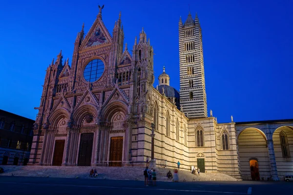 Catedral Siena Una Iglesia Medieval Siena Italia Dedicada Desde Sus — Foto de Stock