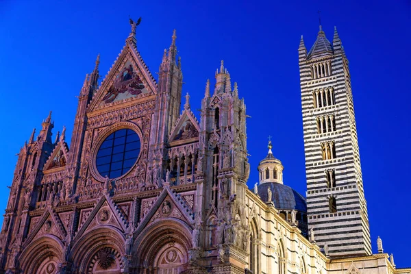 Catedral Siena Una Iglesia Medieval Siena Italia Dedicada Desde Sus — Foto de Stock