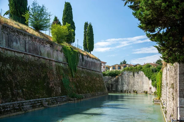 Peschiera Del Garda Ist Eine Italienische Gemeinde Der Provinz Verona — Stok Foto