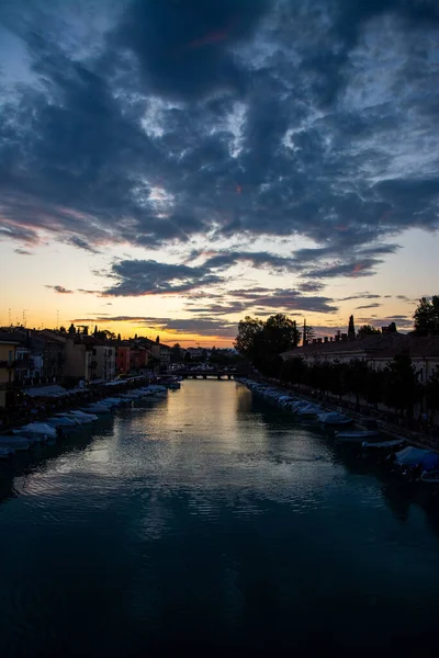 Peschiera Del Garda Ist Eine Italienische Gemeinde Der Provinz Verona — стокове фото