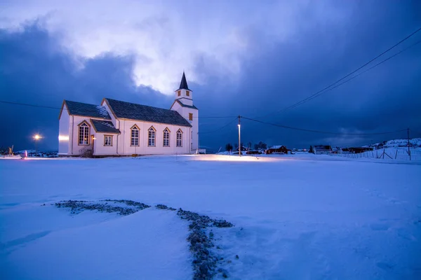 Hillesoy Una Antigua Comunidad Antiguo Condado Troms Noruega Comunidad Existió — Foto de Stock